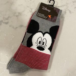 Disney Mickey Mouse crew socks. New with tags